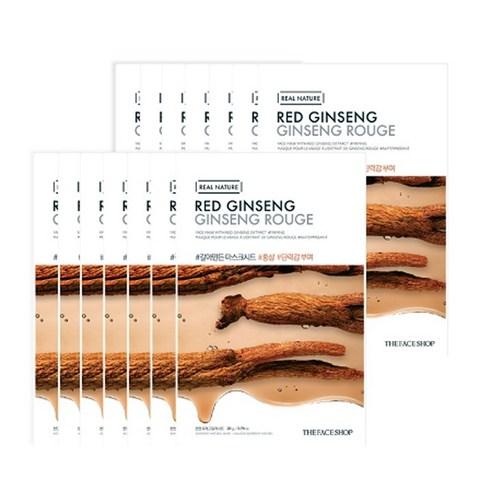 AgelessBeauty3000.com  THE FACE SHOP  |  REAL NATURE Face Masks #Red Ginseng