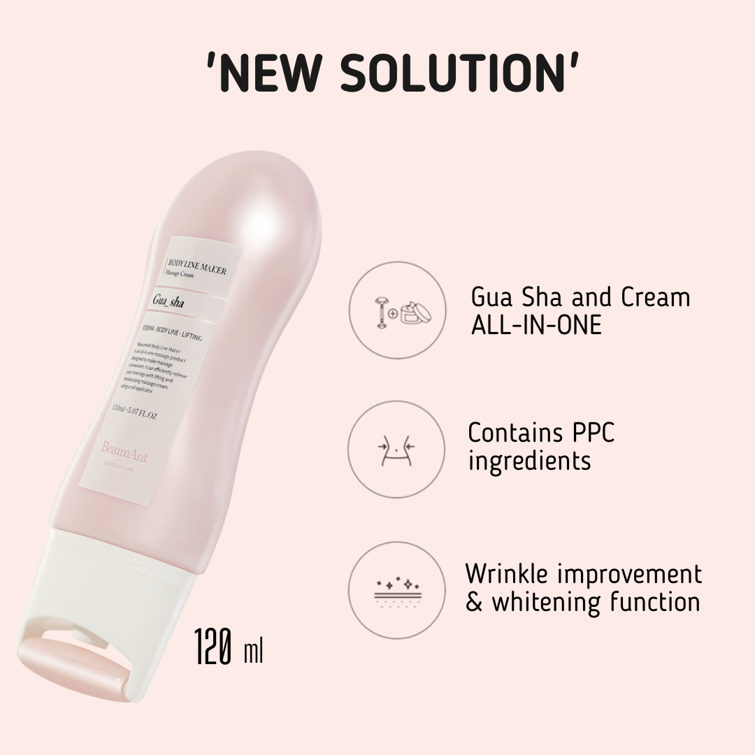 AgelessBeauty3000.com  BeaumAnt Body | Line Gua Sha Maker Cream