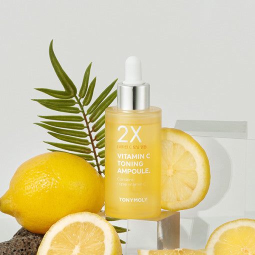 AgelessBeauty3000.com |  Korean Makeup | TonyMoly| 2X Vitamin C Toning Ampoule 50ml