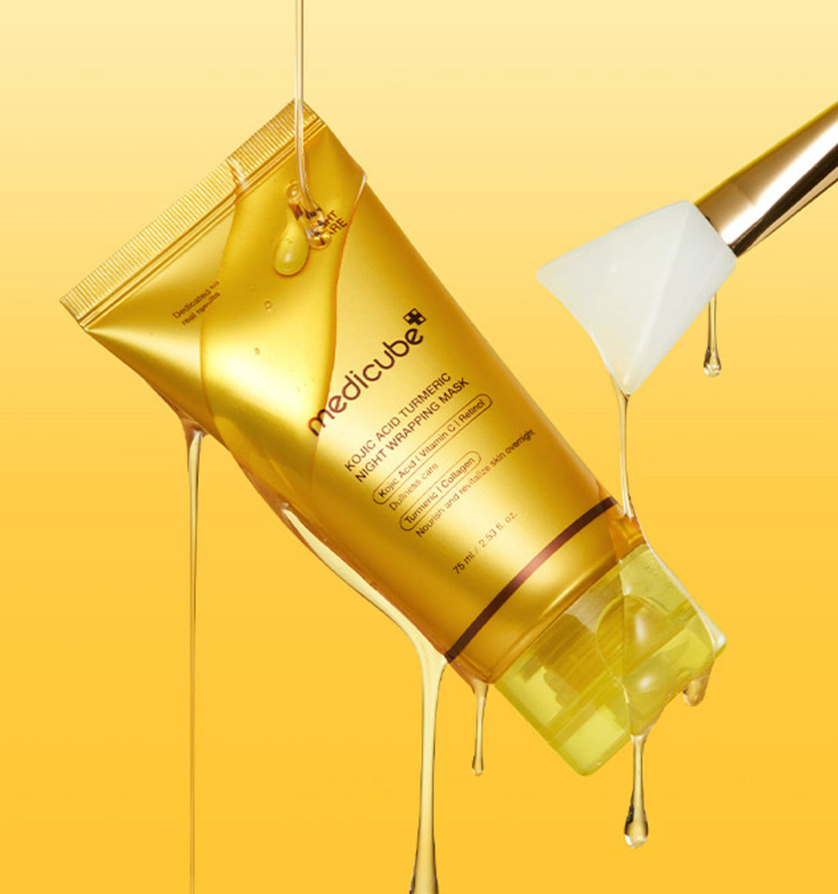 AgelessBeauty3000.com   medicube |  Kojic Acid Turmeric Night Wrapping Mask