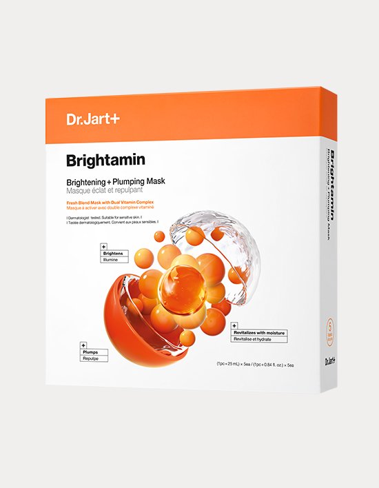 AgelessBeauty3000.com  Dr.jart+  |   Brightamin Brightening and Plumping Face Masks