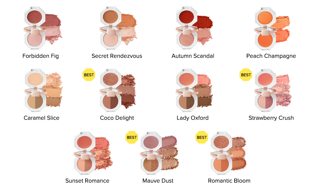 AgelessBeauty3000.com  DEAR DAHLIA |  Paradise Dual Palette